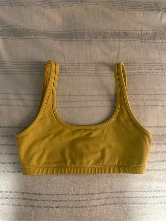 Aritzia Other - Aritzia Yellow Scoop Bralette with Wide Straps